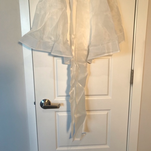 Selfie Leslie Chantilly Tied Shoulder Mini Dress - Picture 3 of 6